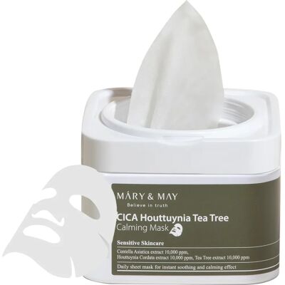 Uspokajająca maska CICA Houttuynia Tea Tree - Wrażliwa skóra Uspokajająca maska CICA Houttuynia Tea Tree - Wrażliwa skóra