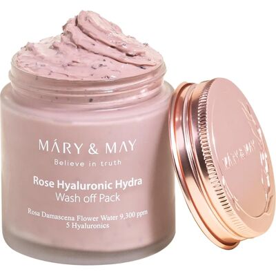 Mary & May Rose Hyaluronic Hydra Wash Off Pack - Ansiktsmaske Mary & May Rose Hyaluronic Hydra Wash Off Pack - Ansiktsmaske