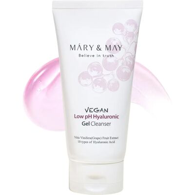 Mary & May Vegan Laag pH Hyaluronzuur Gezichtsreiniger in schuimvorm Mary & May Vegan Laag pH Hyaluronzuur Gezichtsreiniger in schuimvorm