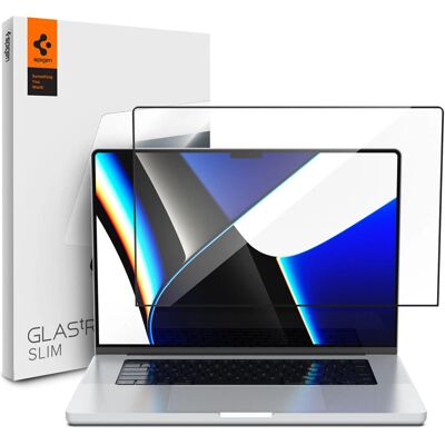 Spigen Sort Hærdet Glas Laptop Skærmbeskyttelse - Laptop Skærmbeskyttelse Spigen Sort Hærdet Glas Laptop Skærmbeskyttelse - Laptop Skærmbeskyttelse
