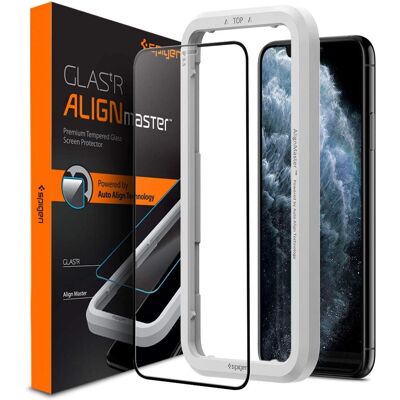 Spigen iPhone 11 Pro Displayschutz - 9D gebogenes Glas Spigen iPhone 11 Pro Displayschutz - 9D gebogenes Glas