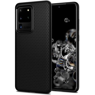 Funda negra a prueba de golpes Spigen S20 Ultra - Accesorios para móvil Funda negra a prueba de golpes Spigen S20 Ultra - Accesorios para móvil