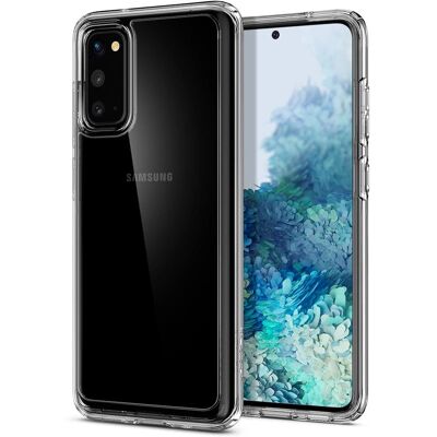 Coque Ultra Hybrid Spigen Samsung Galaxy S20 Transparente - Étui téléphone - Publicité Coque Ultra Hybrid Spigen Samsung Galaxy S20 Transparente - Étui téléphone - Publicité