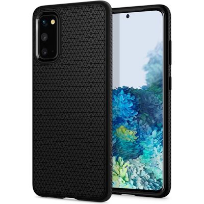 Spigen Galaxy S20 Sorte Liquid Air telefoncover Spigen Galaxy S20 Sorte Liquid Air telefoncover