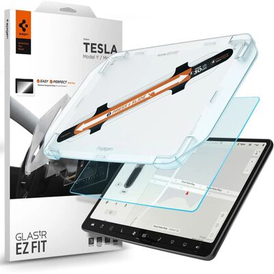 Spigen Tesla Model 3/Y Hærdet Glas Skærmbeskyttelse - Mat Finish Spigen Tesla Model 3/Y Hærdet Glas Skærmbeskyttelse - Mat Finish