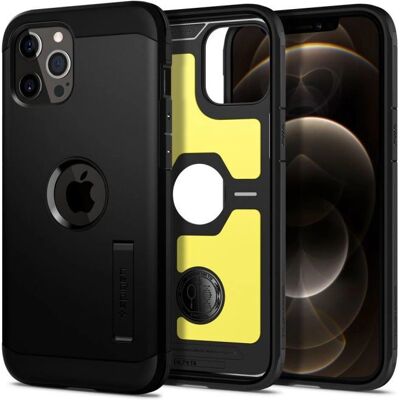 Capa Spigen Tough Armor Preta - Antichoque & Compatível com indução Capa Spigen Tough Armor Preta - Antichoque & Compatível com indução