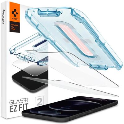 Spigen AGL01791 iPhone 12 Pro Max Displayschutz - 2er Pack Spigen AGL01791 iPhone 12 Pro Max Displayschutz - 2er Pack