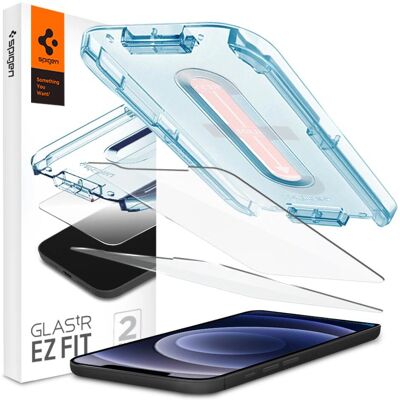 Spigen Klarsicht-Displayschutz für iPhone 12 Mini - 2 Stück Spigen Klarsicht-Displayschutz für iPhone 12 Mini - 2 Stück