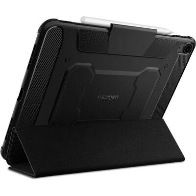 Pouzdro Spigen Rugged Armor Pro na iPad Air - Černé - Kryt tabletu Pouzdro Spigen Rugged Armor Pro na iPad Air - Černé - Kryt tabletu