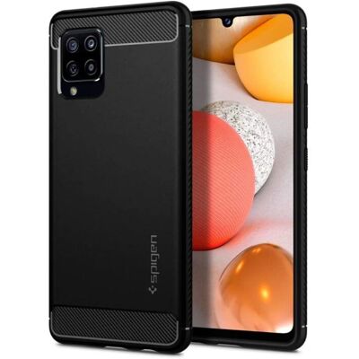 Coque Rugged Armor Spigen pour Samsung Galaxy A42 5G - Protection contre les chutes - Publicité Coque Rugged Armor Spigen pour Samsung Galaxy A42 5G - Protection contre les chutes - Publicité