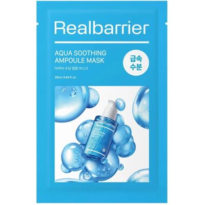 Real Barrier Aqua Soothing Ampoule Mask - Masque en tissu apaisant - Publicité Real Barrier Aqua Soothing Ampoule Mask - Masque en tissu apaisant - Publicité