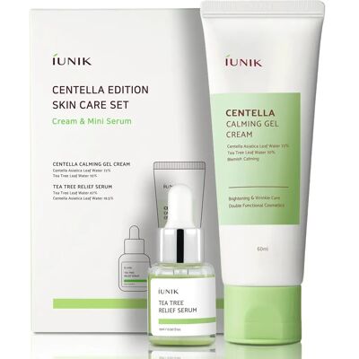 Set de îngrijire cu Centella de iUnik - Calmant și întăritor Set de îngrijire cu Centella de iUnik - Calmant și întăritor