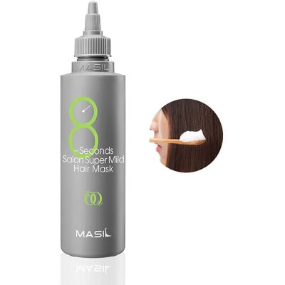 Masque Capillaire Doux 8 Secondes Masil - Traitement Capillaire - Publicité Masque Capillaire Doux 8 Secondes Masil - Traitement Capillaire - Publicité
