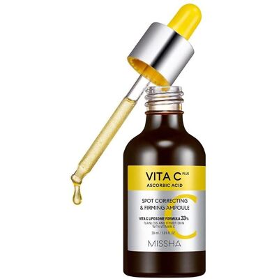 Missha Vita C Plus Flekkfjerner og Oppstrammer - Ampulle Missha Vita C Plus Flekkfjerner og Oppstrammer - Ampulle