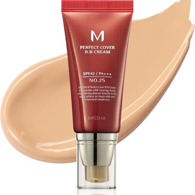 Missha M Perfect Cover BB Cream SPF42/PA+++ Warm Beige - BB Creme Missha M Perfect Cover BB Cream SPF42/PA+++ Warm Beige - BB Creme