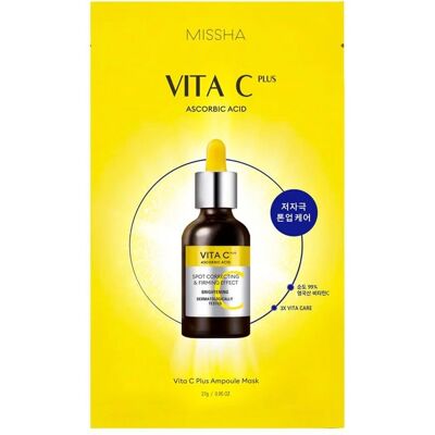 Missha Vita C Plus aufhellende Gesichtsmaske - Sheet Mask Missha Vita C Plus aufhellende Gesichtsmaske - Sheet Mask
