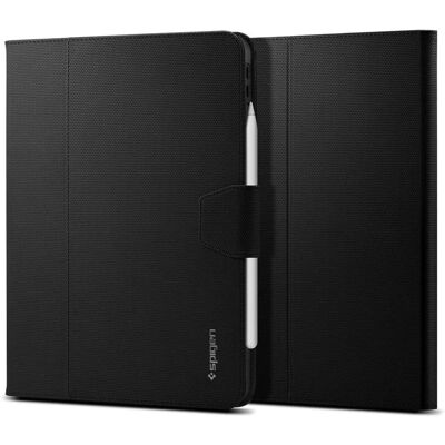 Folio Spigen para iPad Air 4 2020 - Preto - Protege contra quedas Folio Spigen para iPad Air 4 2020 - Preto - Protege contra quedas