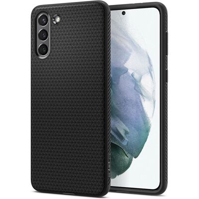 Spigen Galaxy S21 Sort Robust Mobilcover Spigen Galaxy S21 Sort Robust Mobilcover