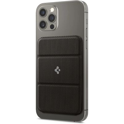 Spigen Smart Fold Kaartportemonnee - Slank, MagSafe, Standaard, Zwart Spigen Smart Fold Kaartportemonnee - Slank, MagSafe, Standaard, Zwart
