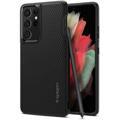 Spigen Liquid Air Musta Älypuhelimen Kuori - Iskua kestävä, Ohut, Langaton lataus Spigen Liquid Air Musta Älypuhelimen Kuori - Iskua kestävä, Ohut, Langaton lataus