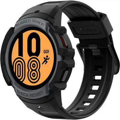 Spigen Galaxy Watch 4 / 5 40mm Rugged Armor Pro - Robuster Schutz & Armband Spigen Galaxy Watch 4 / 5 40mm Rugged Armor Pro - Robuster Schutz & Armband