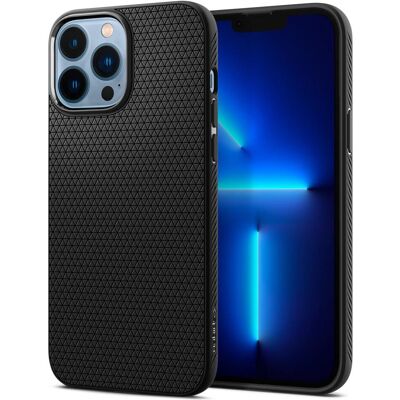 Spigen iPhone 13 Pro Max - Capa Liquid Air Preta - Capinha para telefone Spigen iPhone 13 Pro Max - Capa Liquid Air Preta - Capinha para telefone