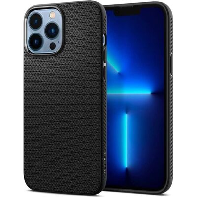 Coque Spigen Liquid Air pour iPhone 13 Pro Max - Bleu - Publicité Coque Spigen Liquid Air pour iPhone 13 Pro Max - Bleu - Publicité