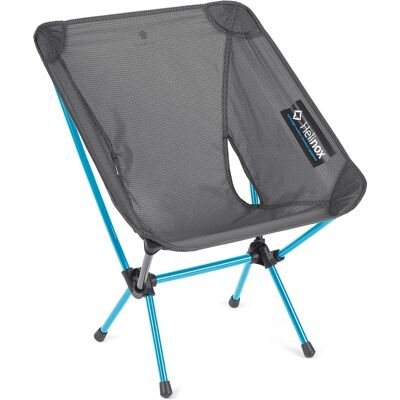 Helinox Chair Zero L - Zwart/Cyaan Blauw - Tot 145kg - Campingstoel Helinox Chair Zero L - Zwart/Cyaan Blauw - Tot 145kg - Campingstoel