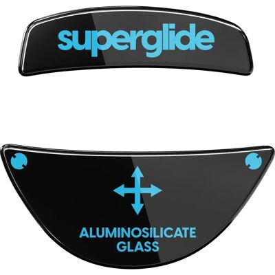 Superglide Glass Skates för Roccat Kone Pro/Pro Air - Svart Superglide Glass Skates för Roccat Kone Pro/Pro Air - Svart