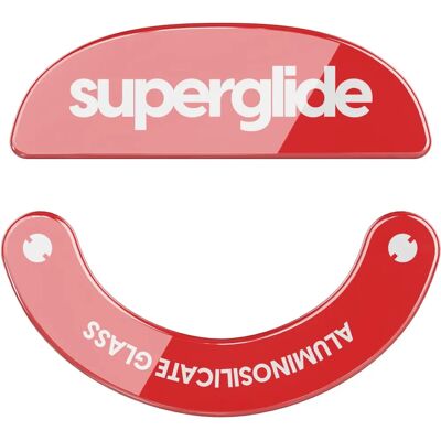 Superglide Glasmausfüße - Rot - Mausfüße Superglide Glasmausfüße - Rot - Mausfüße