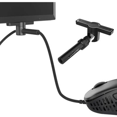 Pulsar Micro Mouse Bungee ES - Kabelholder - Kompakt, 360° Rotasjon Pulsar Micro Mouse Bungee ES - Kabelholder - Kompakt, 360° Rotasjon