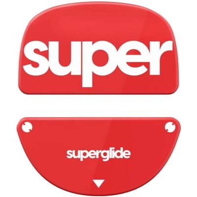 Superglide Version 2 Glas Skates - Rot Superglide Version 2 Glas Skates - Rot