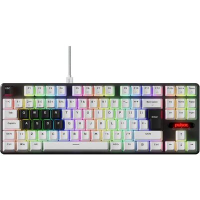 Pulsar Pulsar Pcmk 2 He Tkl Hall Effect Hvit Magnetisk Gaming-Tastatur Pulsar Pulsar Pcmk 2 He Tkl Hall Effect Hvit Magnetisk Gaming-Tastatur