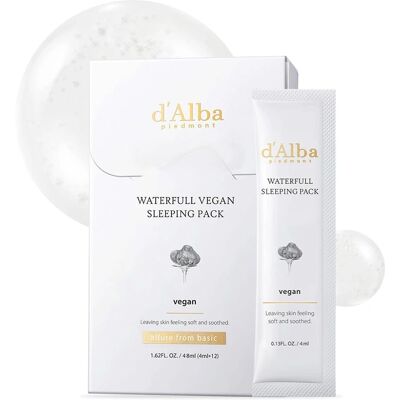 d'Alba Waterfull Masca Noapte Vegană - Față d'Alba Waterfull Masca Noapte Vegană - Față