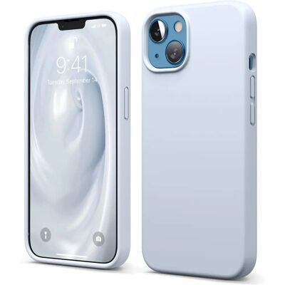 Elago - iPhone 13 Silicone Case - Azul Claro - Case Elago - iPhone 13 Silicone Case - Azul Claro - Case