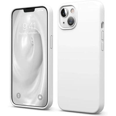 Elago - iPhone 13 - Branco - Silicone - Case Elago - iPhone 13 - Branco - Silicone - Case