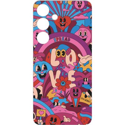 Yeye Weller Flipcase Galaxy S24 - Monivärinen Yeye Weller Flipcase Galaxy S24 - Monivärinen