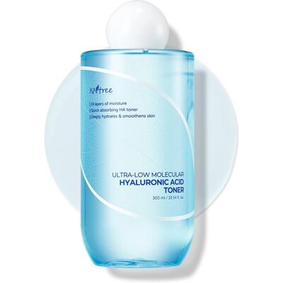 Isntree Ultra-Low Molecular Hyaluronic Acid Toner - 300ml - Feuchtigkeitsboost Isntree Ultra-Low Molecular Hyaluronic Acid Toner - 300ml - Feuchtigkeitsboost