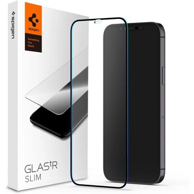 Spigen iPhone 13 Pro Max Glas.tR Slim FC HD - Schwarz - Displayschutz Spigen iPhone 13 Pro Max Glas.tR Slim FC HD - Schwarz - Displayschutz