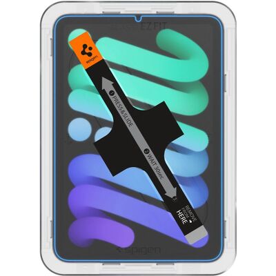 Protetor de tela em vidro Spigen iPad Mini 2021 - Instalação fácil Protetor de tela em vidro Spigen iPad Mini 2021 - Instalação fácil