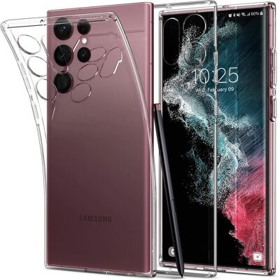 Capa Liquid Crystal para Galaxy S22 Ultra - Transparente Capa Liquid Crystal para Galaxy S22 Ultra - Transparente