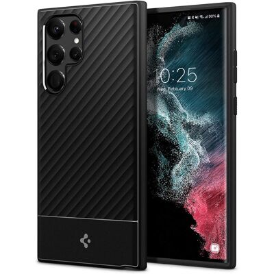 Spigen Galaxy S22 Ultra Musta Core Armor Spigen Galaxy S22 Ultra Musta Core Armor