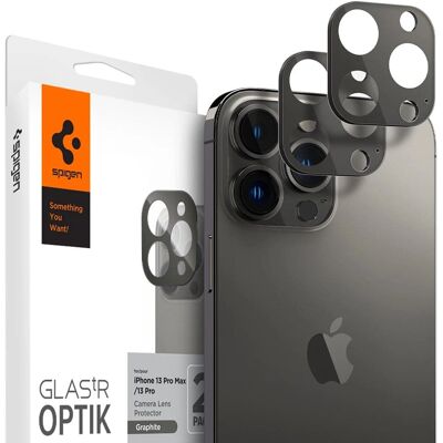 Spigen iPhone 13 Pro / 13 Pro Max Silber Kameralinse Schutz Spigen iPhone 13 Pro / 13 Pro Max Silber Kameralinse Schutz