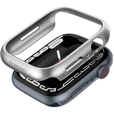 Coque d'accessoires intelligents Spigen - Graphite - Apple Watch 7/8/9 (45mm) - Publicité Coque d'accessoires intelligents Spigen - Graphite - Apple Watch 7/8/9 (45mm) - Publicité