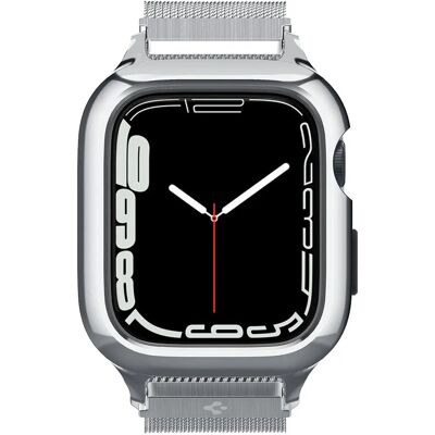 Spigen Alumínio Prateado para Apple Watch 44/45 MM - Acessório de smartwatch Spigen Alumínio Prateado para Apple Watch 44/45 MM - Acessório de smartwatch