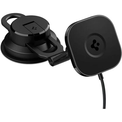 Spigen OneTap Pro 3 - Support voiture MagSafe - Noir - Publicité Spigen OneTap Pro 3 - Support voiture MagSafe - Noir - Publicité
