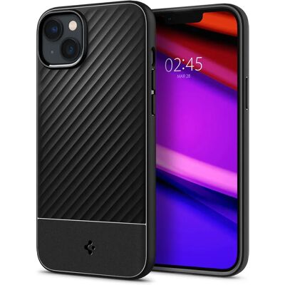 Funda protectora negra Spigen para iPhone 14 Funda protectora negra Spigen para iPhone 14