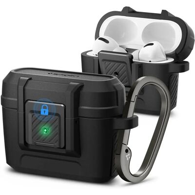 Capa Spigen AirPods Pro - Lock Fit - Preto Capa Spigen AirPods Pro - Lock Fit - Preto