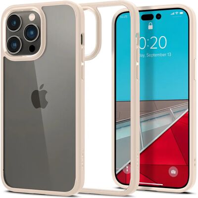 Spigen läpinäkyvä iPhone 14 Pro Max suojakotelo - Puhelimen kuori Spigen läpinäkyvä iPhone 14 Pro Max suojakotelo - Puhelimen kuori