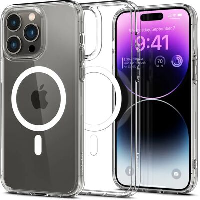 Funda de móvil Spigen Ultra Hybrid MagSafe - Blanco - Funda Funda de móvil Spigen Ultra Hybrid MagSafe - Blanco - Funda